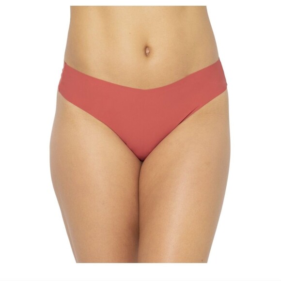 NWT No Boundaries Junior's No Show Thong Panty 3-pack Size pink L - Picture 3 of 6